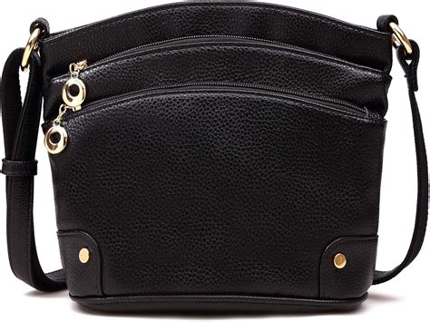 black leather bag womens|black genuine leather purses amazon.